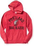 Old Navy Nba Team Fleece Lined Hoodie For Men - Trailblazers
