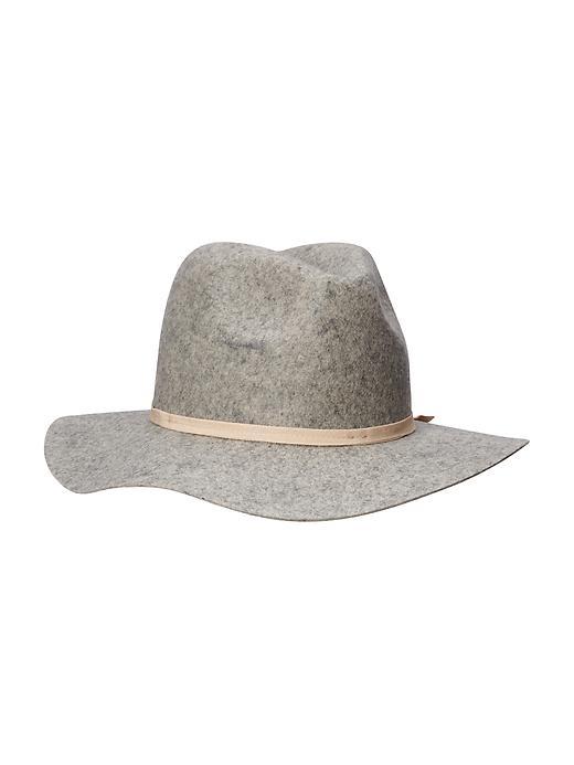 Old Navy Felt Panama Hat Size L/xl - Heather Grey