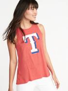 Old Navy Womens Mlb Team-graphic Tank For Women Texas Rangers Size Xs