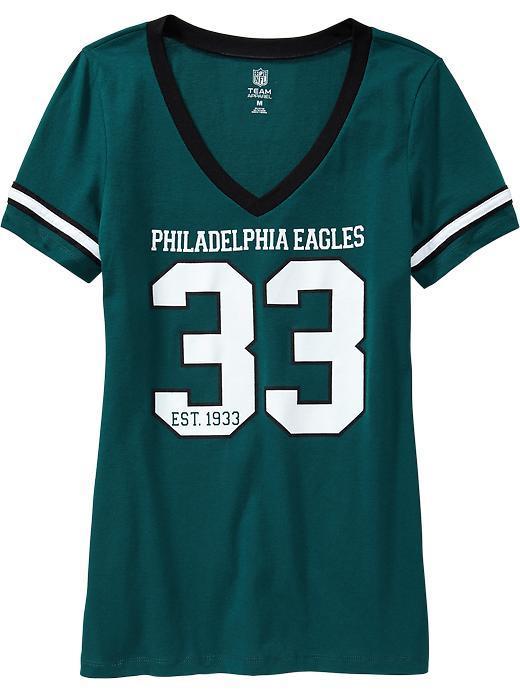 Old Navy Womens Nfl Team V Neck Tees - Eagles