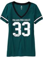 Old Navy Womens Nfl Team V Neck Tees - Eagles
