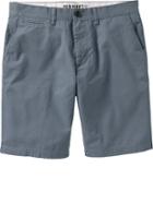 Old Navy Mens Slim Fit Twill Shorts 9 1/2&quot; - Twister Blue