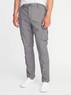 Old Navy Mens Straight Lived-in Built-in Flex Cargos For Men Gray Stone Size 30w