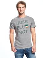 Old Navy St. Patricks Day Tee For Men - Heather Gray