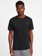 Old Navy Mens Go-dry Regular-fit Tee For Men Black Size M