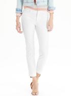 Old Navy Womens The Pixie Chinos Size 0 Regular - White