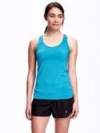Old Navy Womens Go-dry Fitted Performance Seamless Tank For Women Bondi Beach Size M
