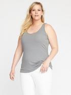 First-layer Fitted Plus-size Tank