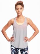Old Navy Go Dry Cool 2 In 1 Tank For Women - Cloud Cover