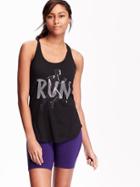 Old Navy Go Dry Cool Graphic Tank For Women - Last Run