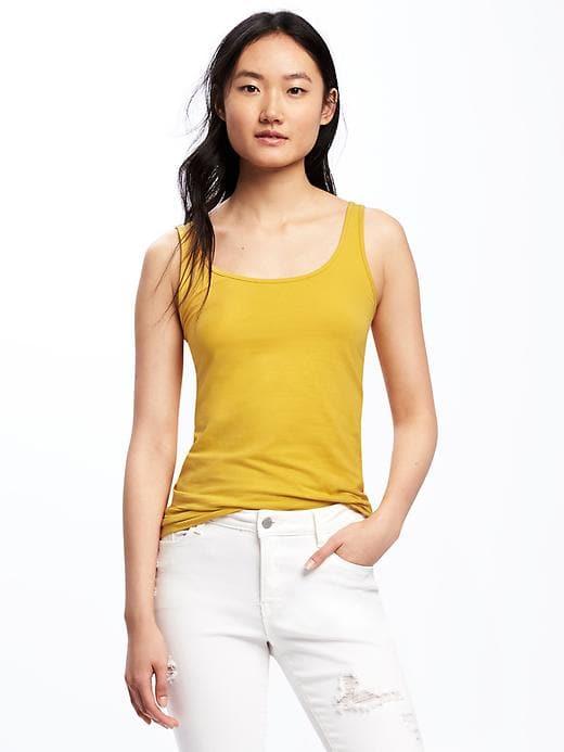 Old Navy Womens First-layer Fitted Tank For Women Feeling Corny Size M