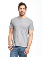 Old Navy Soft Washed Crew Neck Tee For Men - Flag