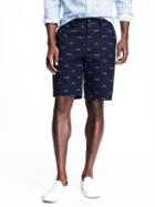 Old Navy Slim Chino Shorts For Men - Ink Blue
