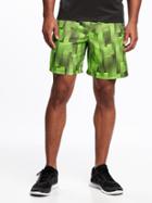 Old Navy Go Dry Shorts For Men 9 - Neon Spark