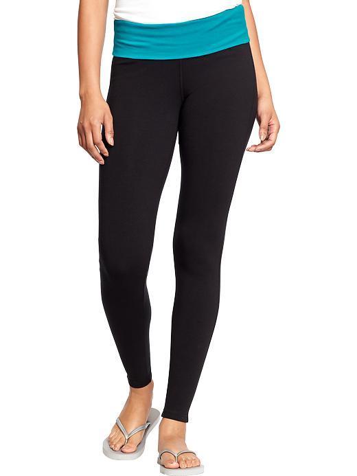 Old Navy Womens Cross Front Panel Yoga Pants - Surf Zone