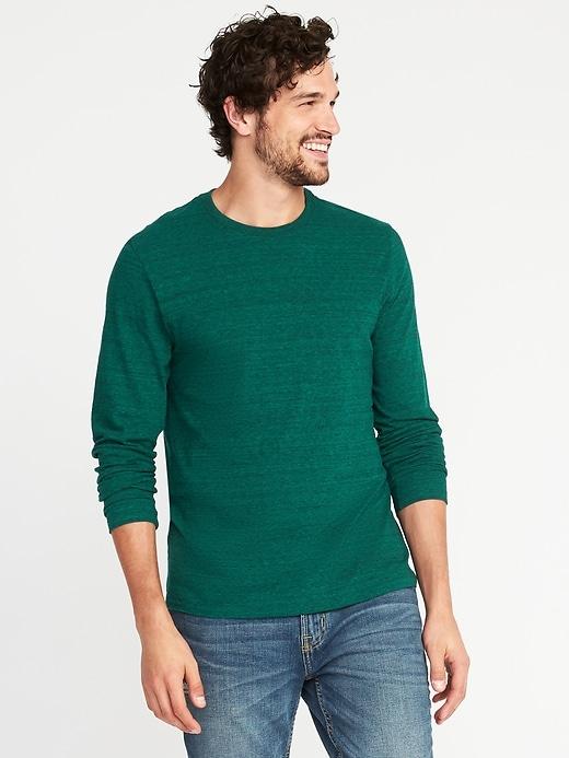 Old Navy Mens Soft-washed Slub-knit Tee For Men Tree Line Size Xl