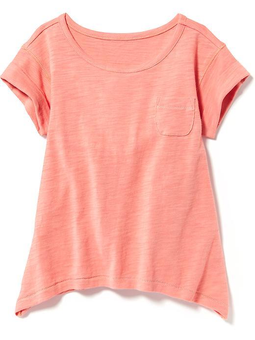 Old Navy Slub Knit Pocket Tee - Pretty Peachy