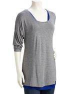 Old Navy 2 In 1 Nursing Top Size L - Heather Grey