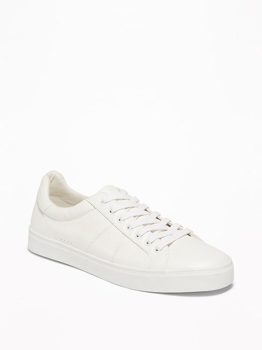 Faux-leather Sneakers For Men