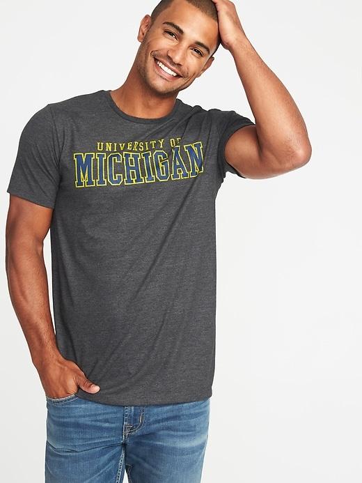 Old Navy Mens College-team Graphic Tee For Men University Of Michigan Size M