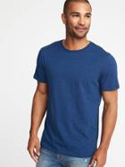 Old Navy Mens Soft-washed Perfect-fit Crew-neck Tee For Men Happy Blue Size L