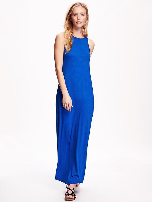Old Navy Maxi Tank Dress For Women - Bluest Eye