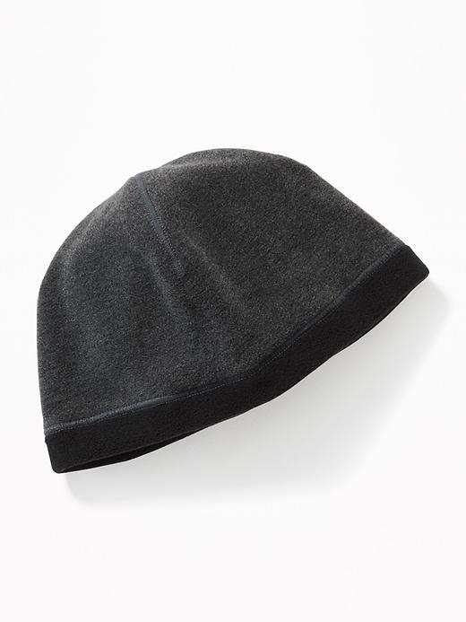Old Navy Mens Go-warm Performance Fleece Beanie For Men Heather Gray Size One Size