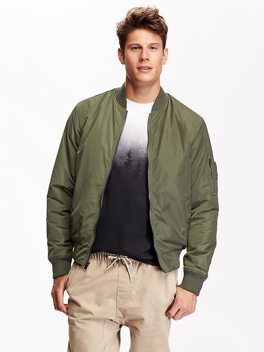 Old Navy Mens Bomber Jacket Size Xxl Big - Grazing Grasses