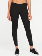 Old Navy Womens Mid-rise 7/8 Compression Leggings For Women Black Size L