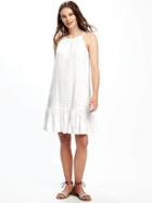 Old Navy Tiered Dobby Swing Dress For Women - Calla Lillies