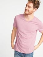Old Navy Mens Soft-washed V-neck Tee For Men Berry Sorbet Size Xxxl