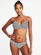 Old Navy Womens Bralette Swim Top For Women Gingham Size M