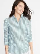 Striped Classic Shirt For Women