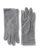 Old Navy Performance Fleece Tech Tip Gloves For Women - Grey