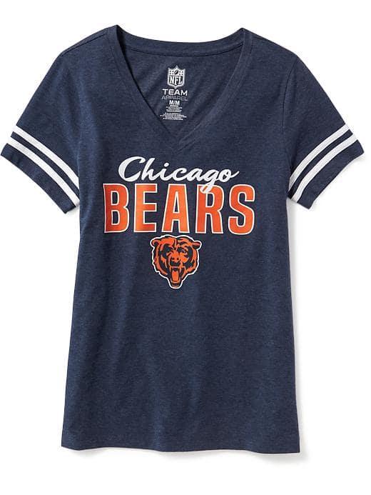 Old Navy Nfl Team V Neck Tee For Women - Bears
