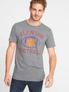 Old Navy Mens Ncaa Crew-neck Tee For Men Clemson University Size S