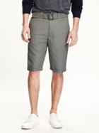 Old Navy Broken In Belted Twill Shorts For Men - Ash Tag