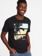 Old Navy Mens Soft-washed Graphic Tee For Men Chill Vibes Size L
