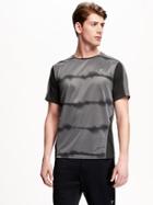 Old Navy Go Dry Cool Micro Texture Performance Tee For Men - Graphite