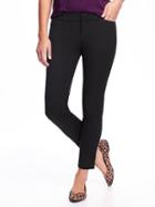 Old Navy Womens Mid-rise Pixie Ankle Pants For Women Black Size 8