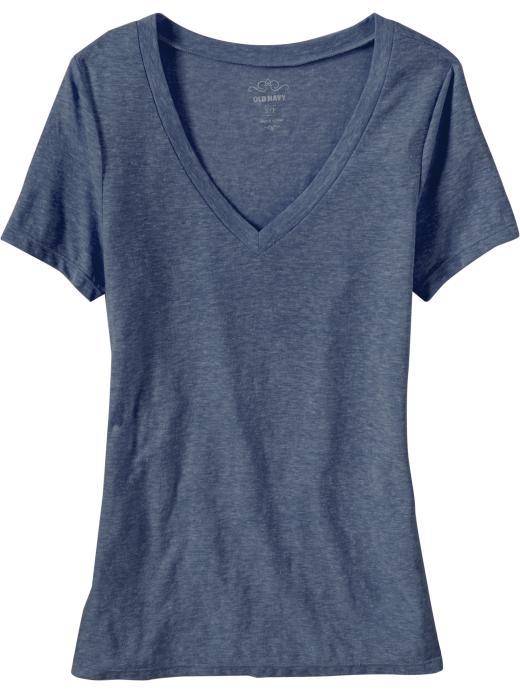 Old Navy Relaxed V Neck Tee - Blue