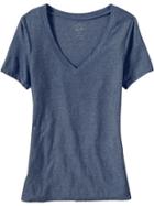 Old Navy Relaxed V Neck Tee - Blue