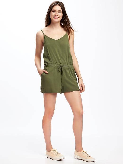 Old Navy Soft Cami Romper For Women - Hunter Pines