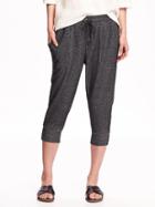 Old Navy Cropped Fleece Joggers - Panther