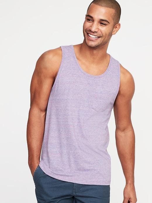 Soft-washed Pocket Tank For Men