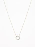 Old Navy  Circle-pendant Chain Necklace For Women Gold Size One Size