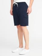 Old Navy Mens Fleece Cargo Shorts For Men In The Navy Size Xxl