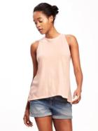 Old Navy Relaxed Hi Lo Tank For Women - Peach Gelato