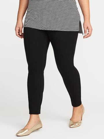 Old Navy Womens Plus-size Built-in Sculpt Stevie Pants Black Size 3x
