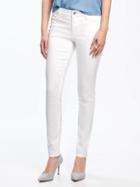 Old Navy Mid Rise Super Skinny Jeans For Women - Bright White